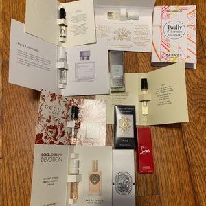 Luxury Perfume Samples Lot New 11 pc